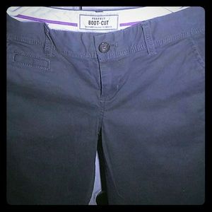 old navy boot cut khakis